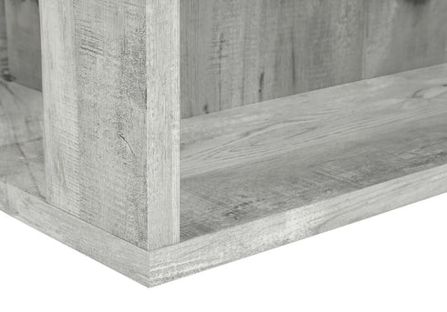 11.75" x 23.75" x 47.5" Cappuccino Particle Board Adjustable Shelves Bookshelf